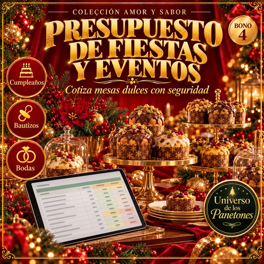 Bono 4: Presupuesto de Fiestas y Eventos