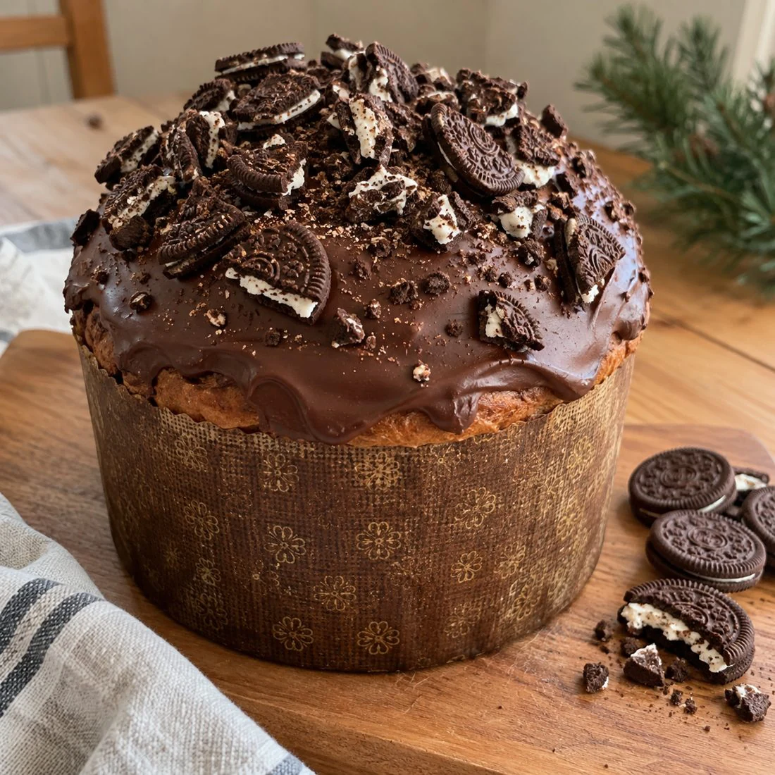 Panetón Oreo